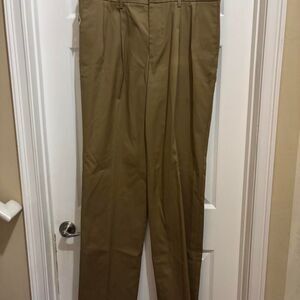Dockers Men's Khaki and Green Trousers